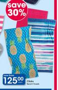 Clicks Beach Towels-Each