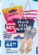 Clicks Beach Accessories Or Ipanema Sandals-Each