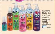 Clicks Kid's Hair Care Products-Each