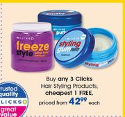 Clicks Hair Styling Products-Each