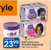 Dark & Lovely Beautiful Beginnings Hair Care Products-Each
