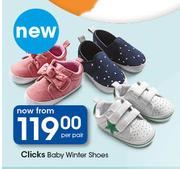 Clicks Baby Winter Shoes-Per Pair