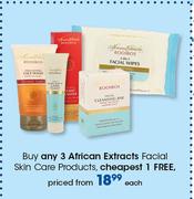 African Extracts Facial Skin Care Products