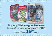 Montagne Jeunesse Face Masques-Each