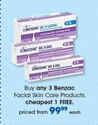 Benzac Facial Skin Care Products-Each