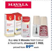 Mavala Nail Colours & Treatments-Each