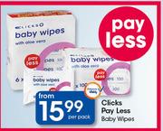 Clicks Pay Less Baby Wipes-Per Pack