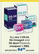 DS-24, DS-Omega3 And DS-Sport Products-Per Pack