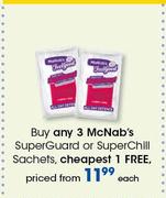 McNab's Superguard Or Superchill Sachets-Each