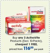 ActivoVite Products(Excl. 10-Packs)-Per Pack