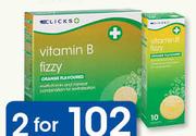 Clicks Vitamin B Fizzy Effervescent 30 Tablets-For 2