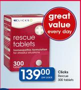 Clicks Rescue 300 Tablets-Per Pack