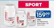 GNC Pro Performance Whey Protein 1 Lb, 2 Lb Or 5 Lb-Each