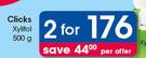 Clicks Xylitol-2 x 500g