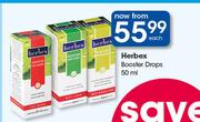 Herbex Booster Drops-50ml Each