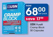 USN Purefit Cramp Block 30 Capsules-Per Pack