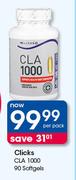 Clicks CLA 1000 90 Softgels-Per Pack