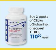 Clicks L-Glutamine-Each