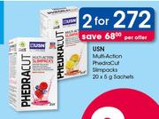 USN Multi Action PhedraCut Simpacks Sachets-20 x 5g-For 2