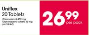 Uniflex 20 Tablets-Per Pack