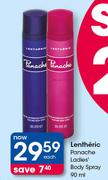 Lentheric Panache Ladies Body Spray-90ml Each