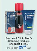 Clicks Men's Grooming Products-Each