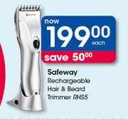 Safeway Rechargeable Hair & Beard Trimmer-Each