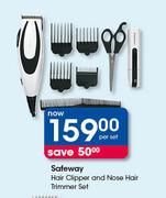 Safeway Hair Clipper And Nose Hair Trimmer Set-Per Set