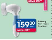 Safeway 4 In 1 Face & Body Brush
