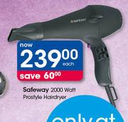 Safeway 2000 Watt Prostyle Hairdryer