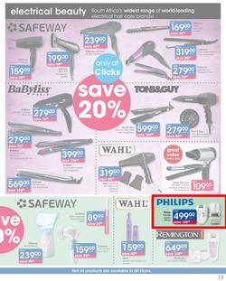 Clicks : Feel Good Savings (6 Mar - 21 Mar 2019), page 13
