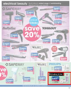 Clicks : Feel Good Savings (6 Mar - 21 Mar 2019), page 13