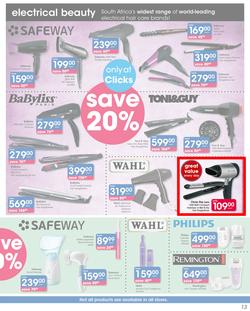 Clicks : Feel Good Savings (6 Mar - 21 Mar 2019), page 13