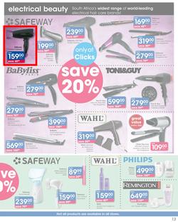 Clicks : Feel Good Savings (6 Mar - 21 Mar 2019), page 13
