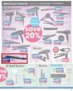Clicks : Feel Good Savings (6 Mar - 21 Mar 2019), page 13