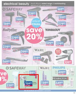 Clicks : Feel Good Savings (6 Mar - 21 Mar 2019), page 13