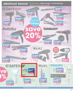 Clicks : Feel Good Savings (6 Mar - 21 Mar 2019), page 13