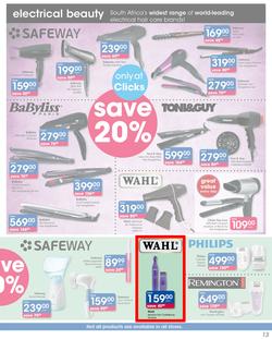 Clicks : Feel Good Savings (6 Mar - 21 Mar 2019), page 13