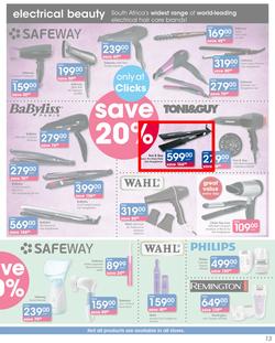 Clicks : Feel Good Savings (6 Mar - 21 Mar 2019), page 13