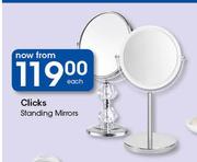 Clicks Standing Mirrors-Each