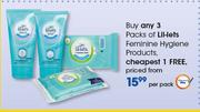 Lil-lets Feminine Hygiene Products-Per Pack