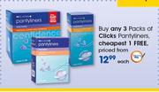 Clicks Pantyliners-Each