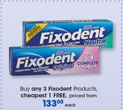 Fixodent Products-Each