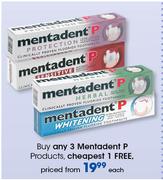 Mentadent P Products-Each