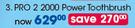 Oral B PRO 2 2000 Power Toothbrush-Each