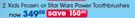 Oral B Kids Frozen Or Star Wars Power Toothbrushes-Each