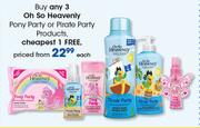 Oh So Heavenly Pony Party Or Pirate Party Products-Each