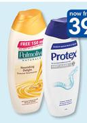 Palmolive Or Protex Shower Gels-500ml Each