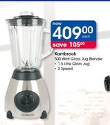 Kambrook 500 Watt Glass Jug Blender-Each