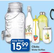 Clicks Water Bottles-Each